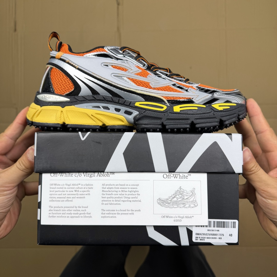 OW解构休闲跑鞋/复古老爹鞋 46色！OFF-WHITE Be Right Back 工艺很复杂！010