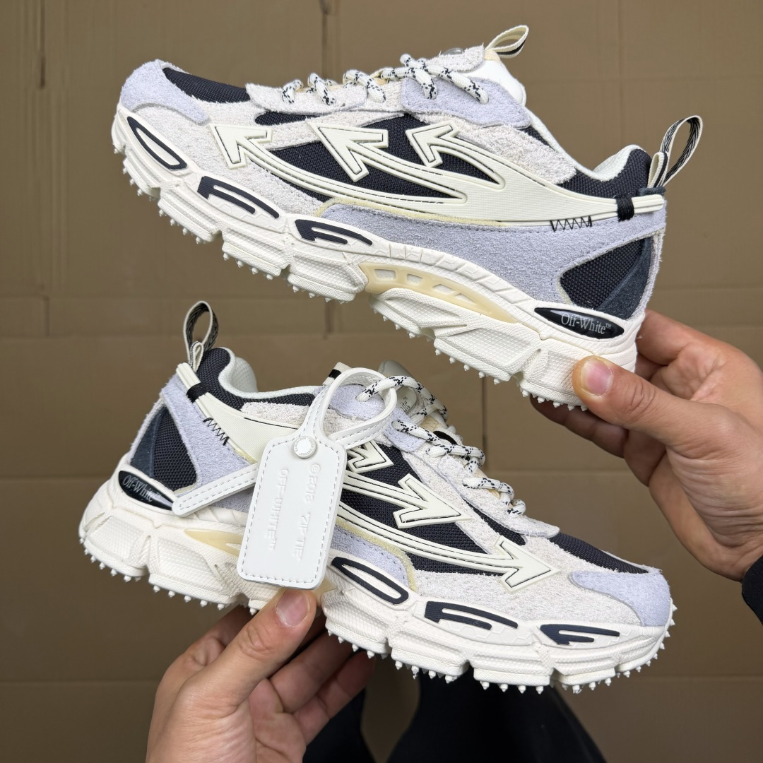 OW解构休闲跑鞋/复古老爹鞋 46色！OFF-WHITE Be Right Back 工艺很复杂！010