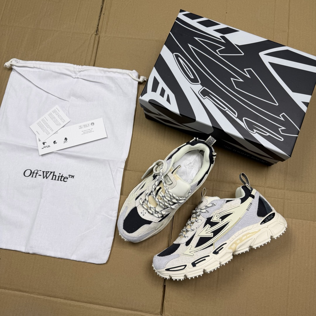 OW解构休闲跑鞋/复古老爹鞋 46色！OFF-WHITE Be Right Back 工艺很复杂！010