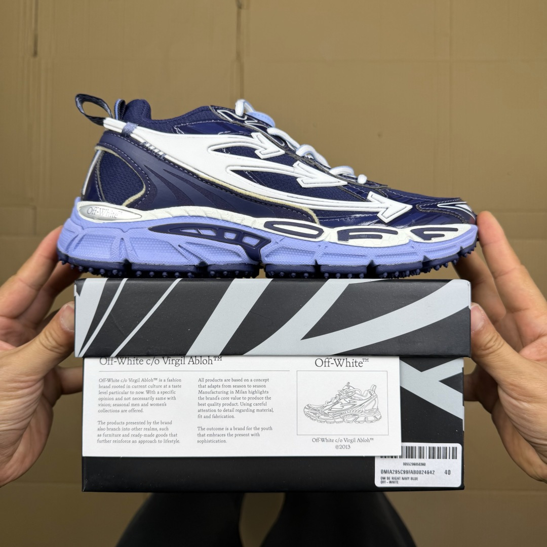 OW解构休闲跑鞋/复古老爹鞋 46色！OFF-WHITE Be Right Back 工艺很复杂！010