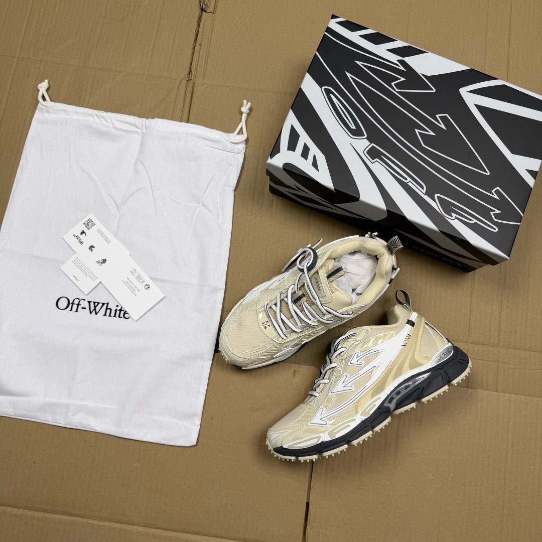 OW解构休闲跑鞋/复古老爹鞋 46色！OFF-WHITE Be Right Back 工艺很复杂！010