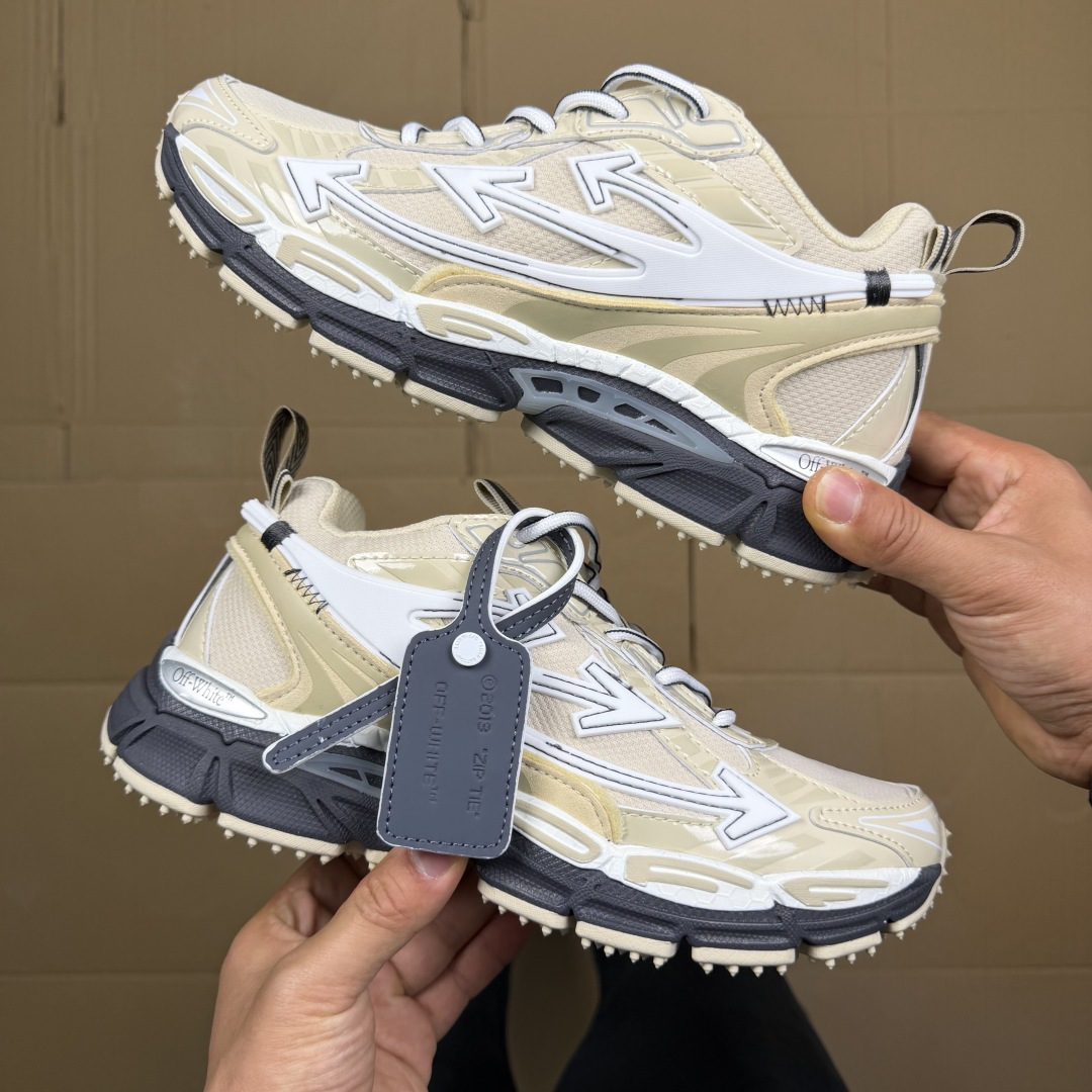 OW解构休闲跑鞋/复古老爹鞋 46色！OFF-WHITE Be Right Back 工艺很复杂！010