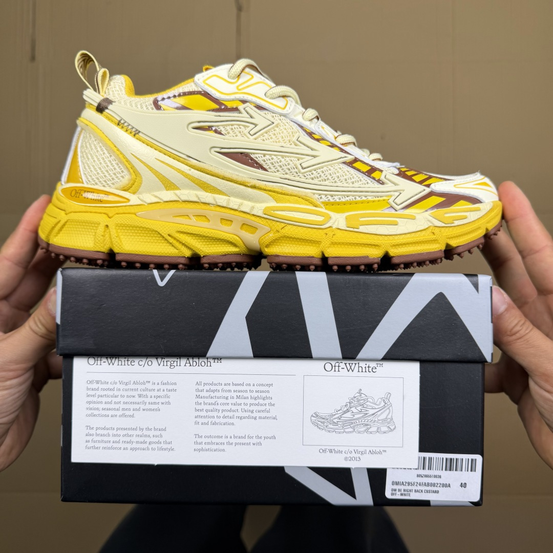 OW解构休闲跑鞋/复古老爹鞋 46色！OFF-WHITE Be Right Back 工艺很复杂！010