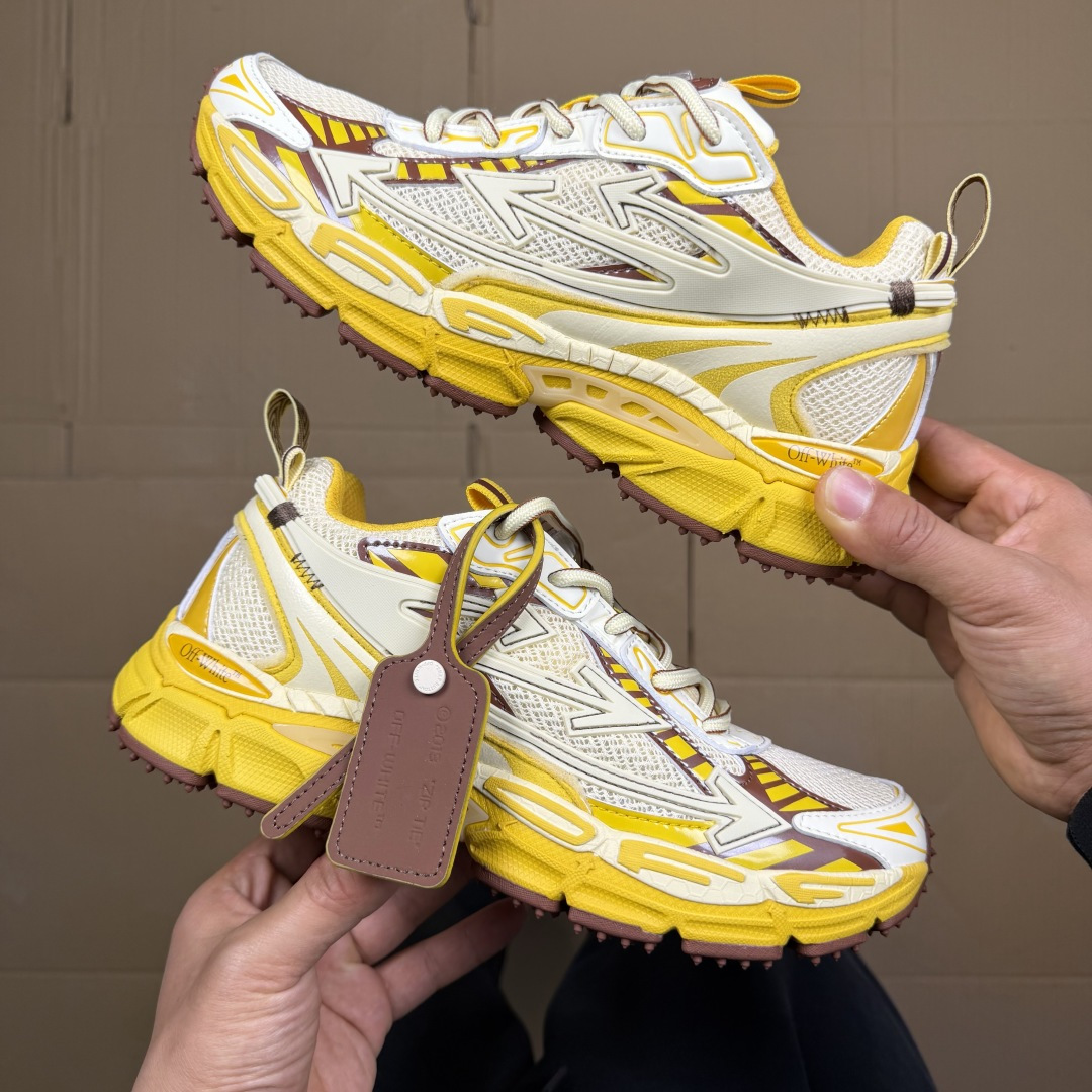 OW解构休闲跑鞋/复古老爹鞋 46色！OFF-WHITE Be Right Back 工艺很复杂！010