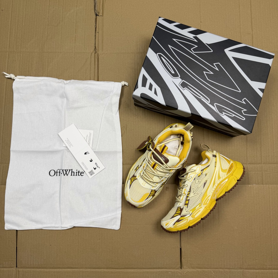 OW解构休闲跑鞋/复古老爹鞋 46色！OFF-WHITE Be Right Back 工艺很复杂！010