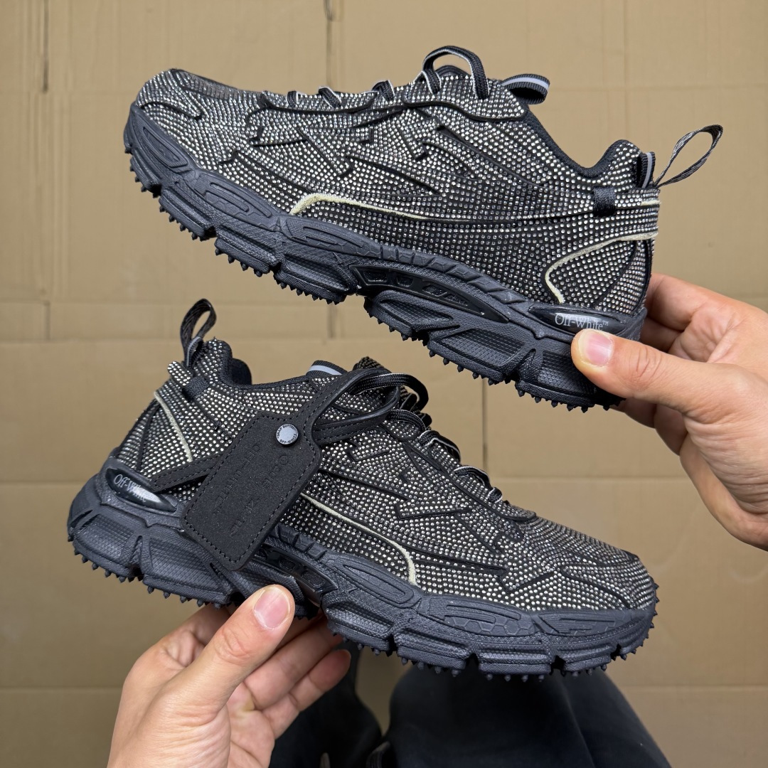 OW解构休闲跑鞋/复古老爹鞋 46色！OFF-WHITE Be Right Back 工艺很复杂！010