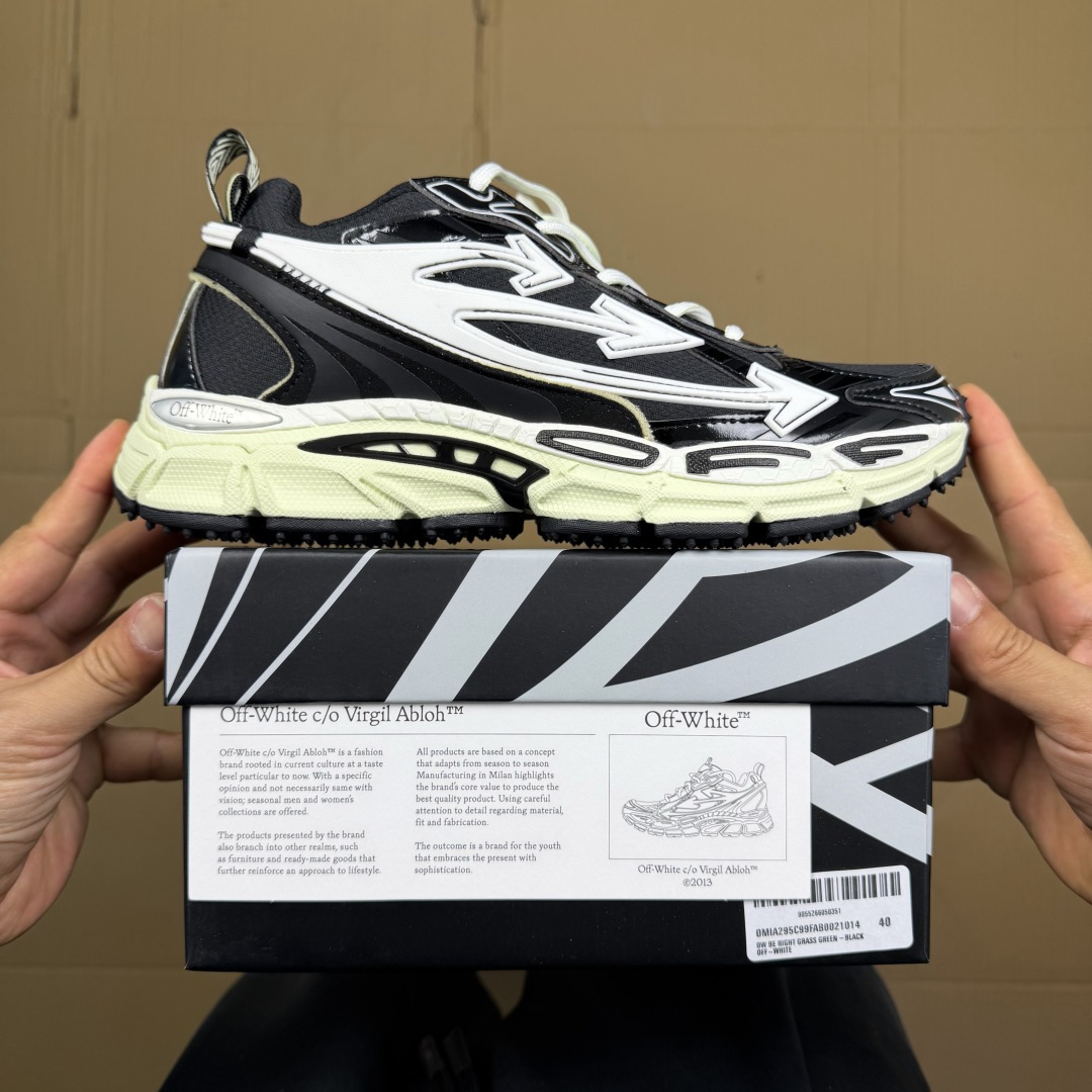 OW解构休闲跑鞋/复古老爹鞋 46色！OFF-WHITE Be Right Back 工艺很复杂！010