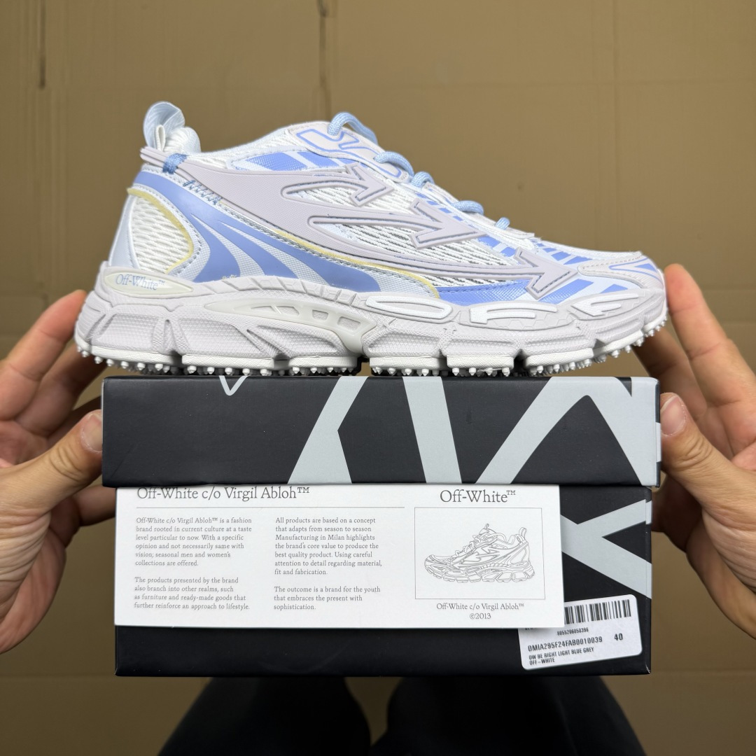 OW解构休闲跑鞋/复古老爹鞋 46色！OFF-WHITE Be Right Back 工艺很复杂！010