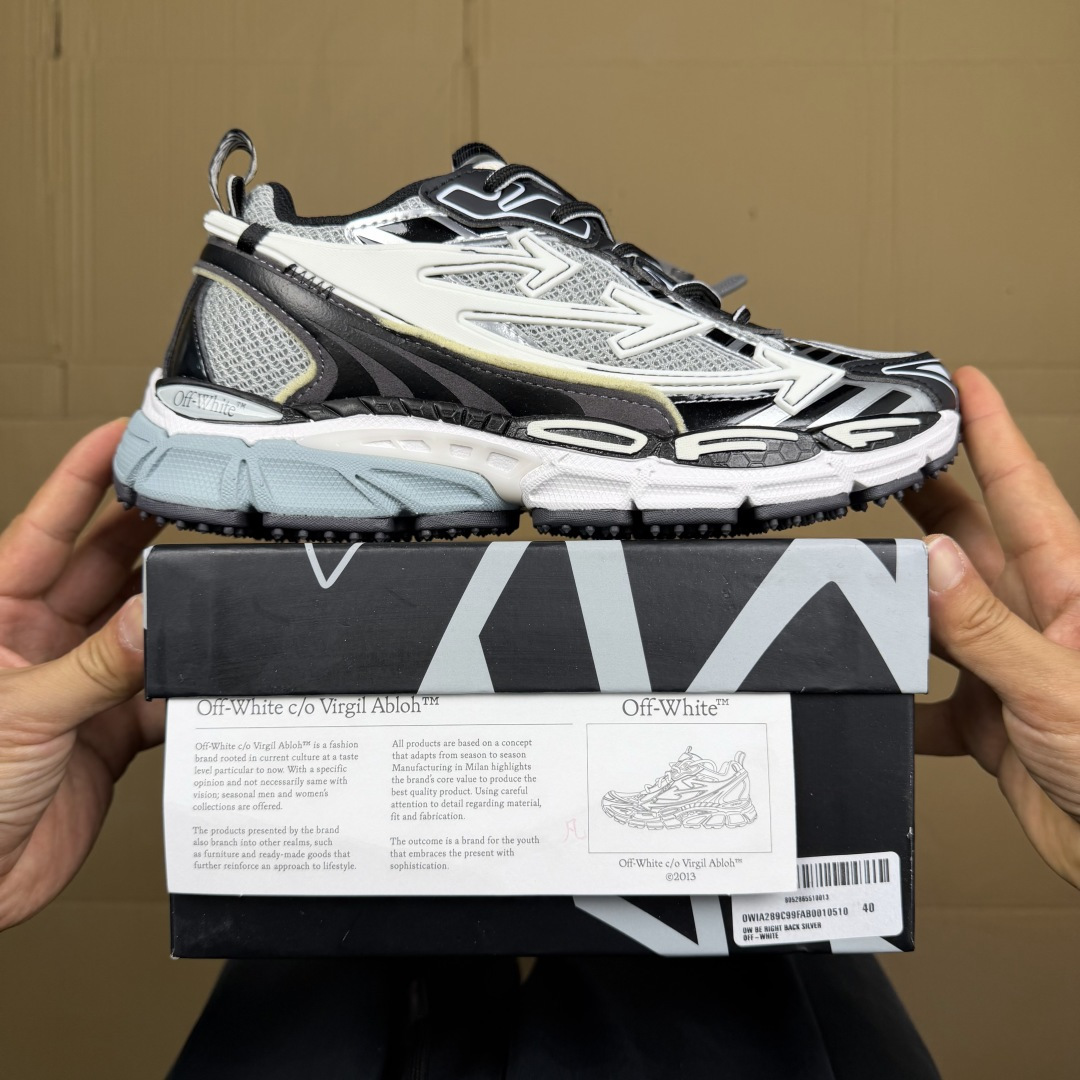 OW解构休闲跑鞋/复古老爹鞋 46色！OFF-WHITE Be Right Back 工艺很复杂！010