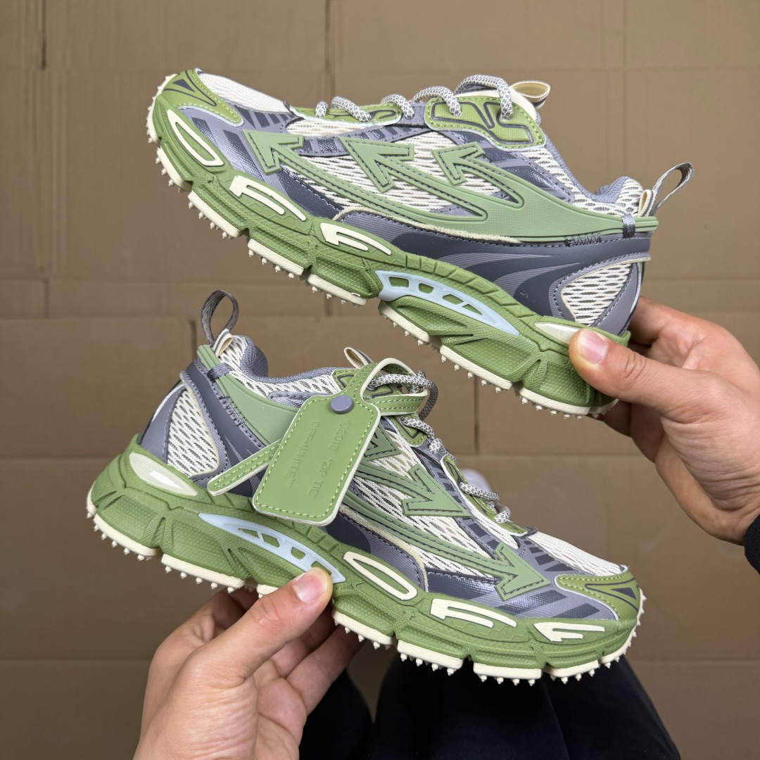 OW解构休闲跑鞋/复古老爹鞋 46色！OFF-WHITE Be Right Back 工艺很复杂！010