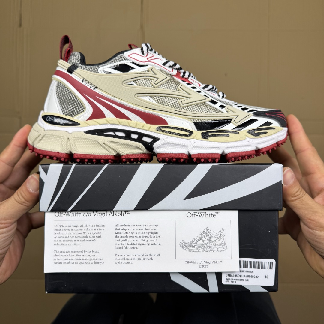 OW解构休闲跑鞋/复古老爹鞋 46色！OFF-WHITE Be Right Back 工艺很复杂！010