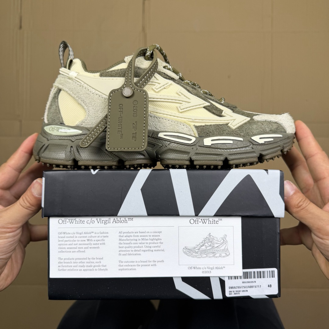 OW解构休闲跑鞋/复古老爹鞋 46色！OFF-WHITE Be Right Back 工艺很复杂！010