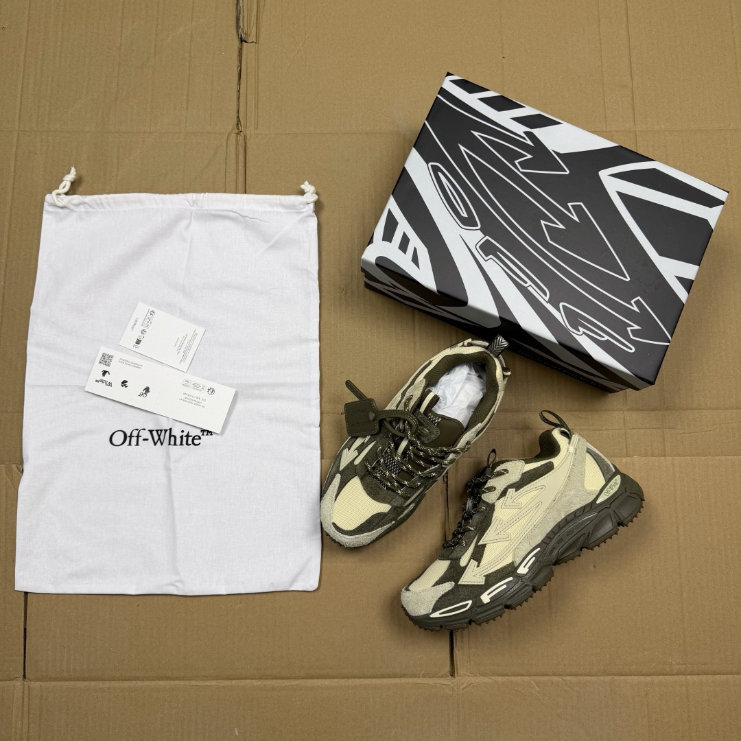 OW解构休闲跑鞋/复古老爹鞋 46色！OFF-WHITE Be Right Back 工艺很复杂！010