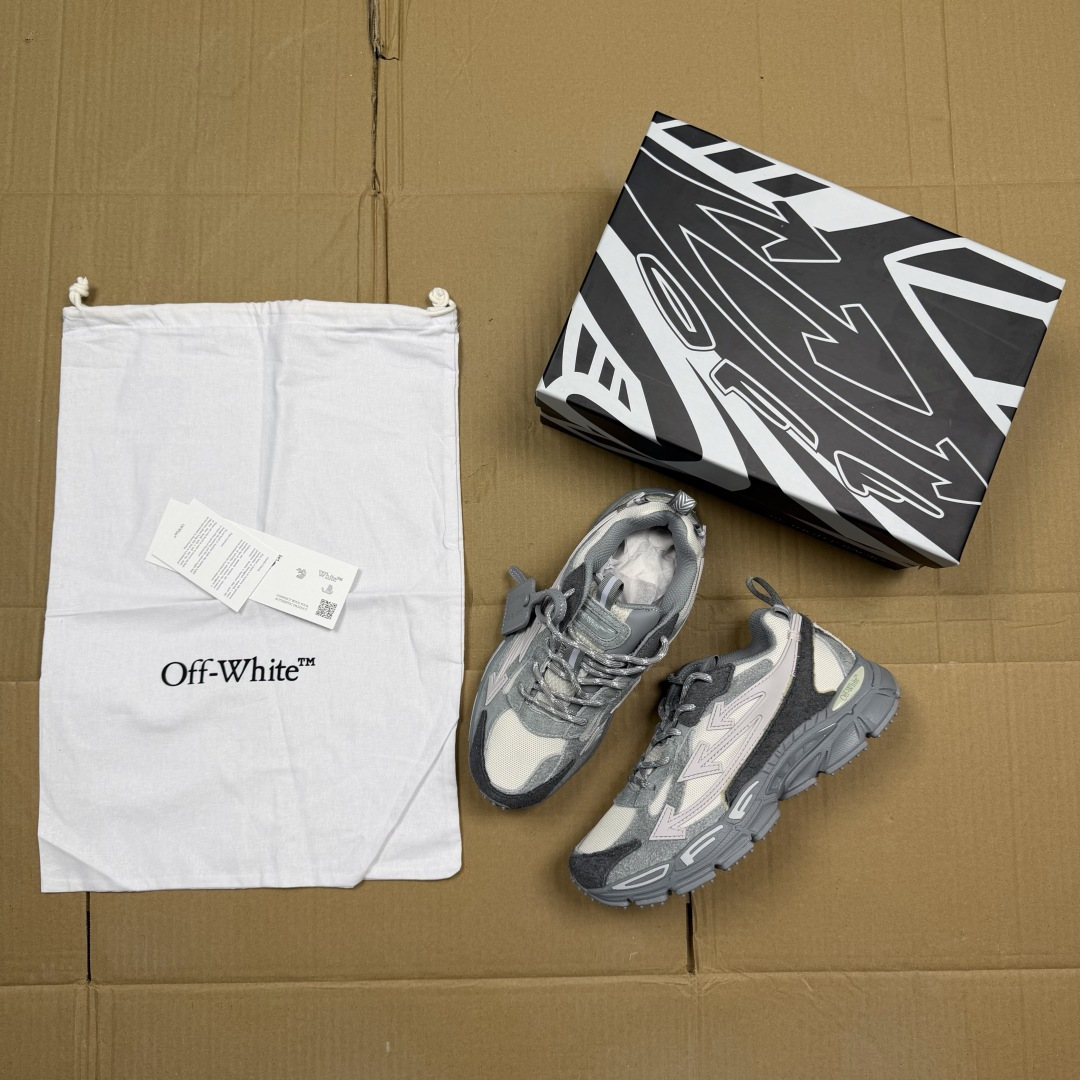 OW解构休闲跑鞋/复古老爹鞋 46色！OFF-WHITE Be Right Back 工艺很复杂！010