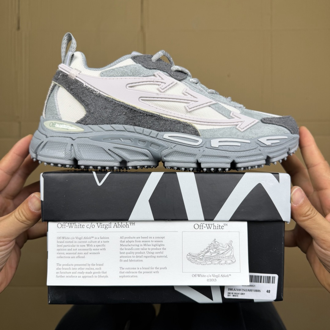 OW解构休闲跑鞋/复古老爹鞋 46色！OFF-WHITE Be Right Back 工艺很复杂！010