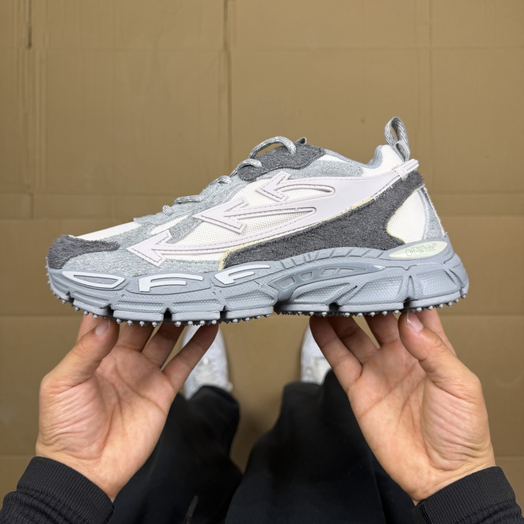 OW解构休闲跑鞋/复古老爹鞋 46色！OFF-WHITE Be Right Back 工艺很复杂！010