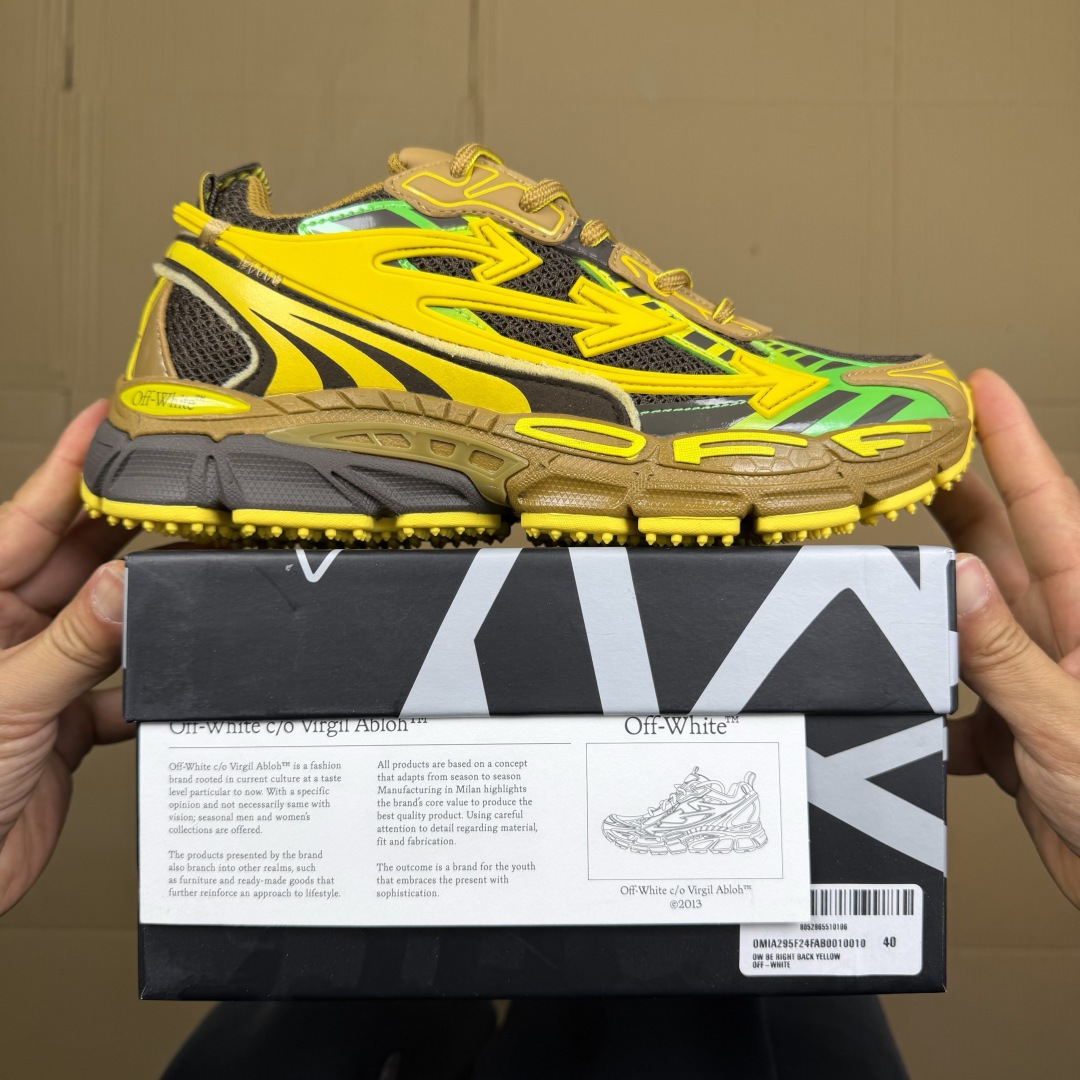 OW解构休闲跑鞋/复古老爹鞋 46色！OFF-WHITE Be Right Back 工艺很复杂！010