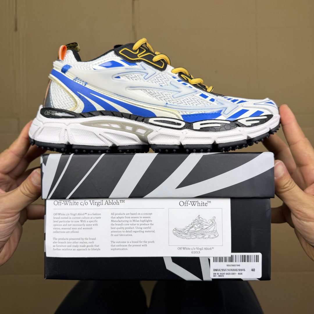 OW解构休闲跑鞋/复古老爹鞋 46色！OFF-WHITE Be Right Back 工艺很复杂！010