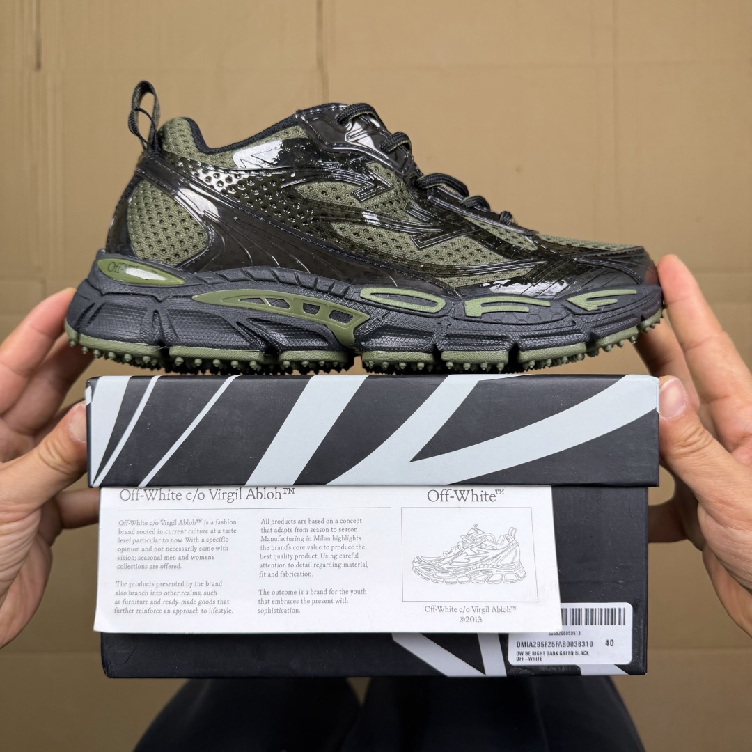 OW解构休闲跑鞋/复古老爹鞋 46色！OFF-WHITE Be Right Back 工艺很复杂！010