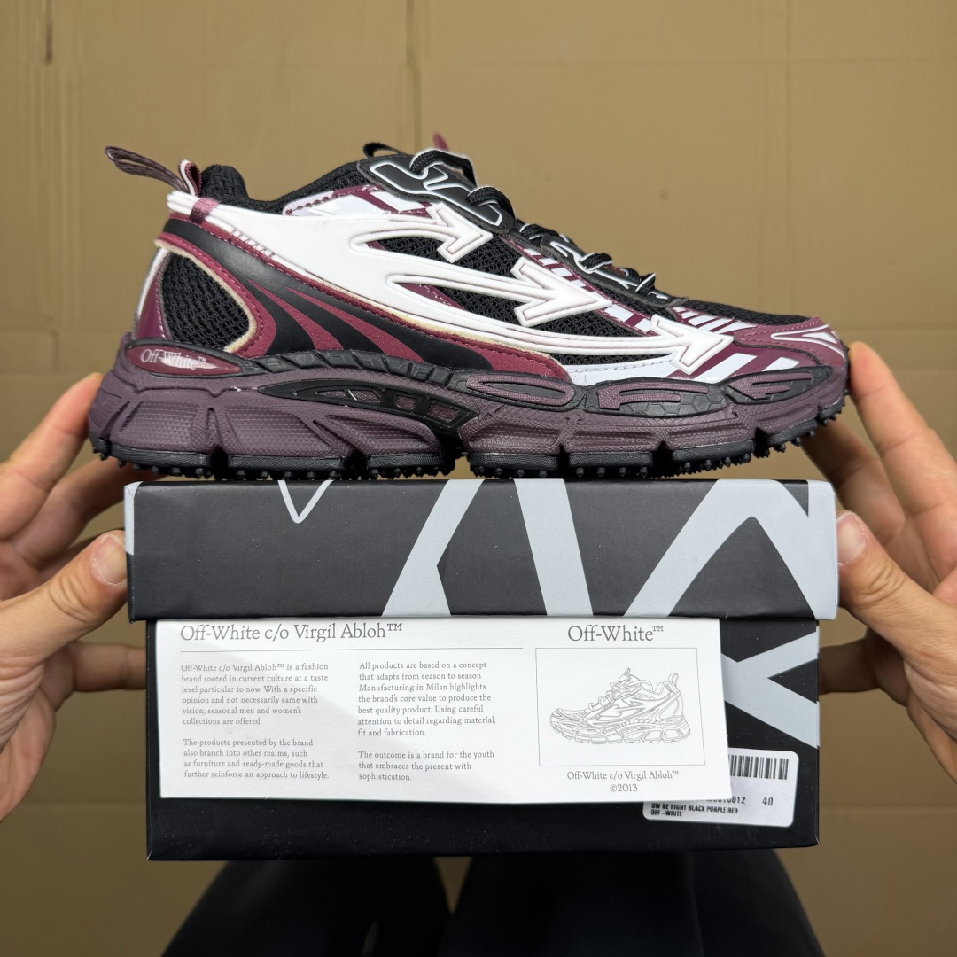 OW解构休闲跑鞋/复古老爹鞋 46色！OFF-WHITE Be Right Back 工艺很复杂！010