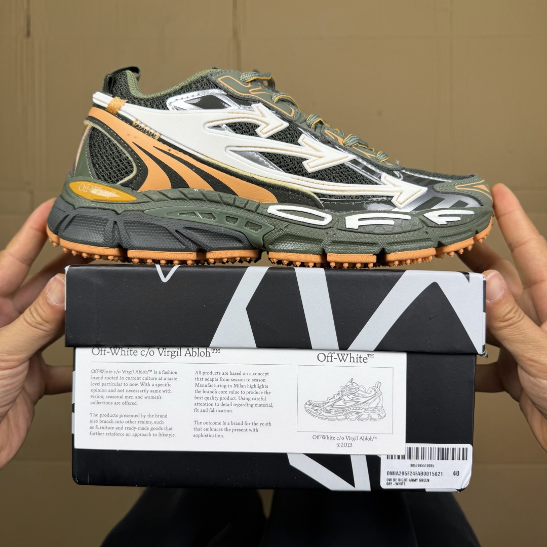 OW解构休闲跑鞋/复古老爹鞋 46色！OFF-WHITE Be Right Back 工艺很复杂！010