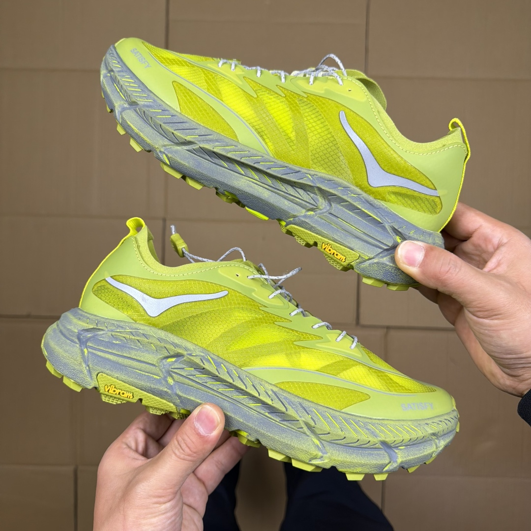 【WM】HOKA ONE ONE 玛法特网布尼龙透气款Mafate Speed 4 LITE 第1色: 