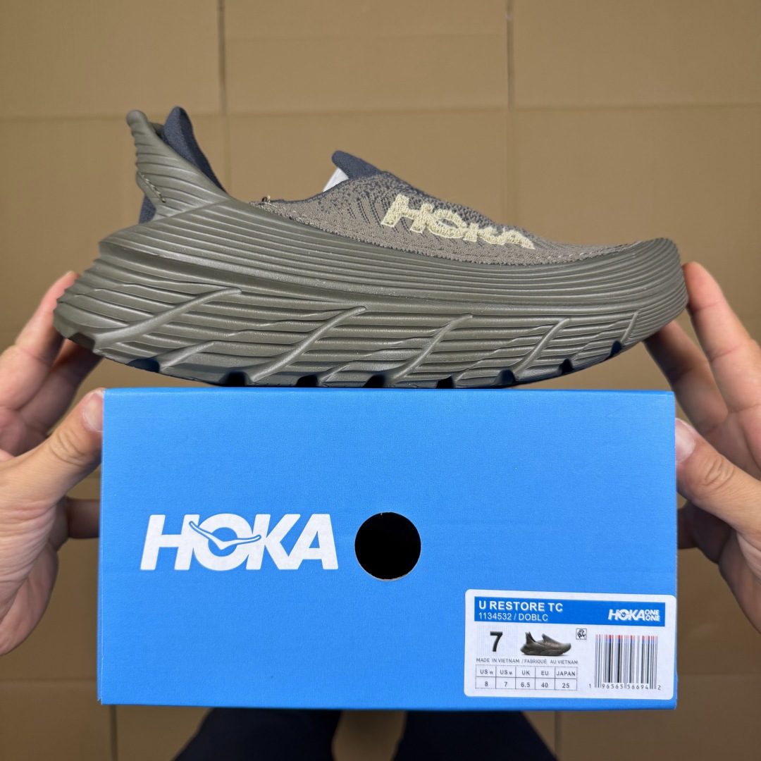 【WM】Hoka One One Restore Tc 一脚蹬跑步鞋纯原大厂出品！品质库存稳定放心推！第