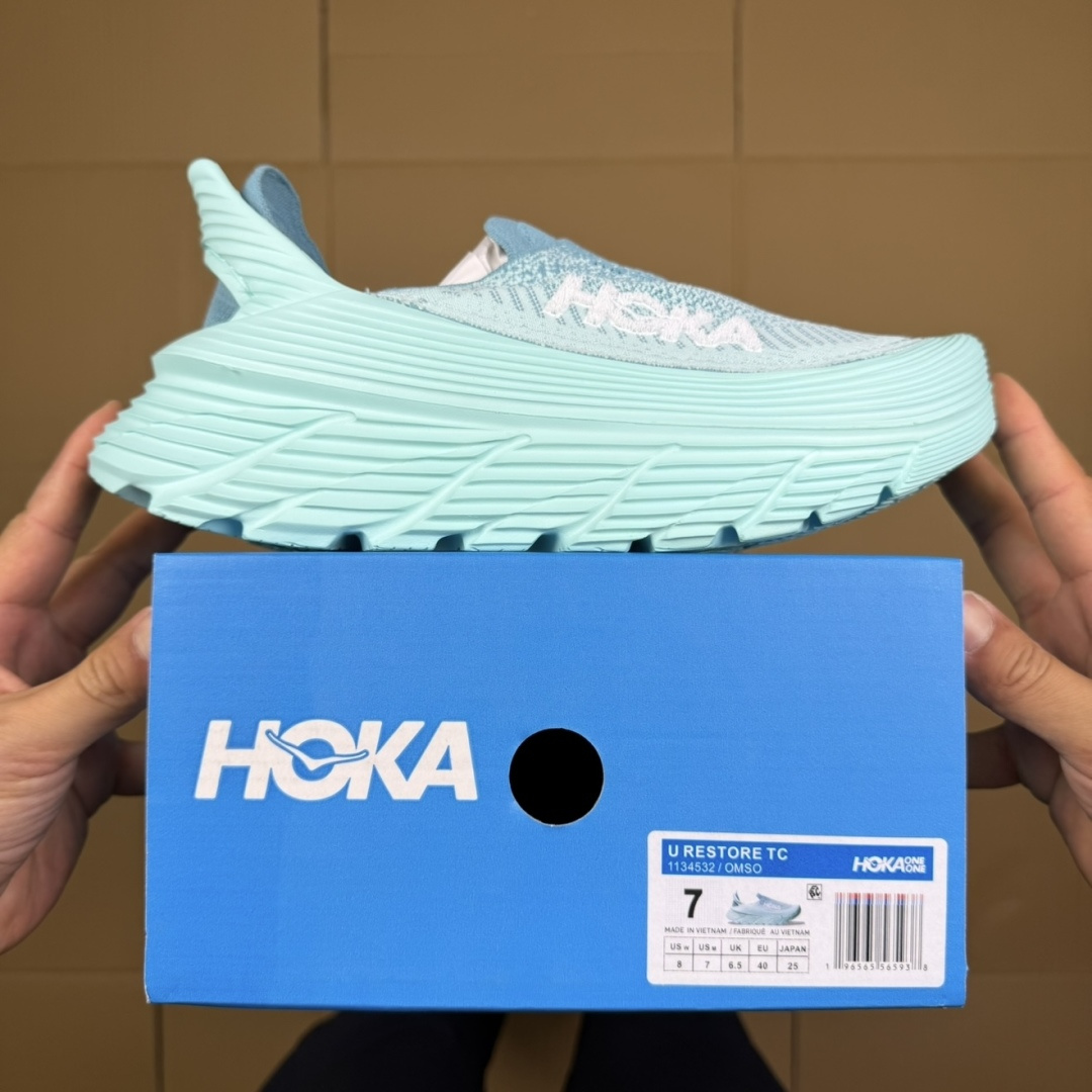 【WM】Hoka One One Restore Tc 一脚蹬跑步鞋纯原大厂出品！品质库存稳定放心推！第