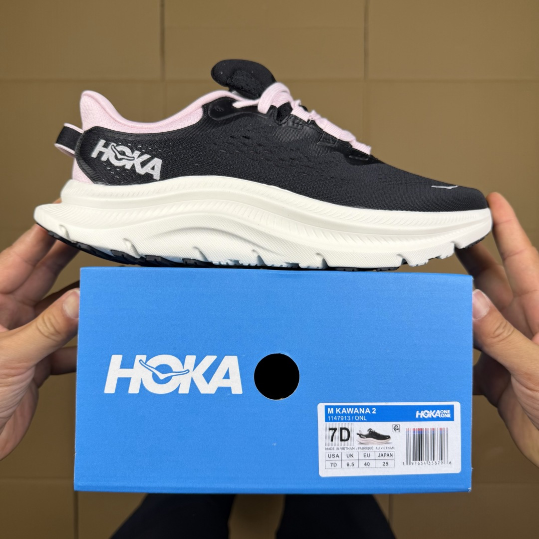 【WM】Hoka One One Kawaha 2 跑步鞋纯原大厂出品！品质库存稳定放心推！第6色:黑粉