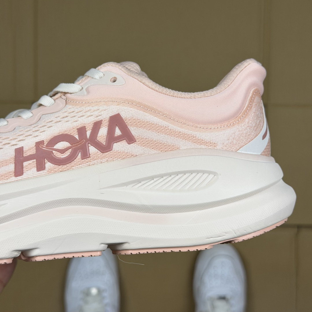 【WM】Hoka One One Bondi 9 跑步鞋纯原大厂出品！品质库存稳定放心推！第1色：粉色-