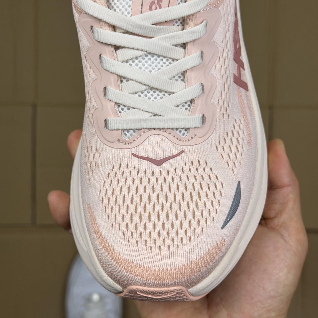 【WM】Hoka One One Bondi 9 跑步鞋纯原大厂出品！品质库存稳定放心推！第1色：粉色-