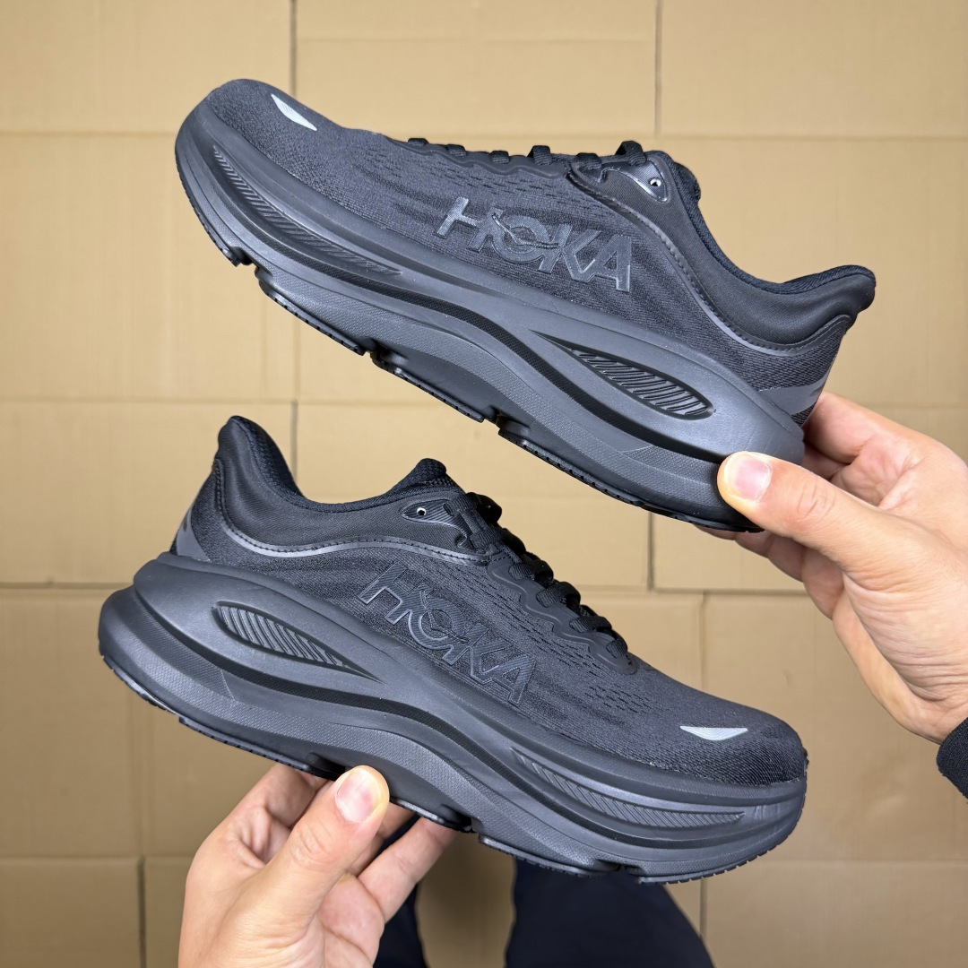 【WM】Hoka One One Bondi 9 跑步鞋纯原大厂出品！品质库存稳定放心推！第2色：1全黑