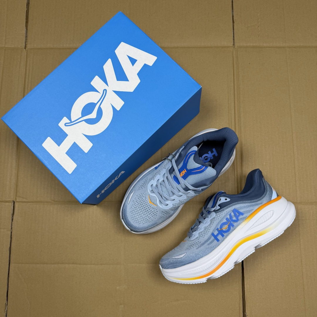 【WM】Hoka One One Bondi 9 跑步鞋纯原大厂出品！品质库存稳定放心推！第5色：蓝色-