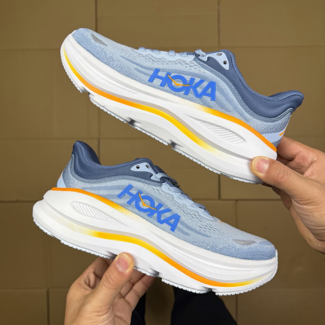 【WM】Hoka One One Bondi 9 跑步鞋纯原大厂出品！品质库存稳定放心推！第5色：蓝色-