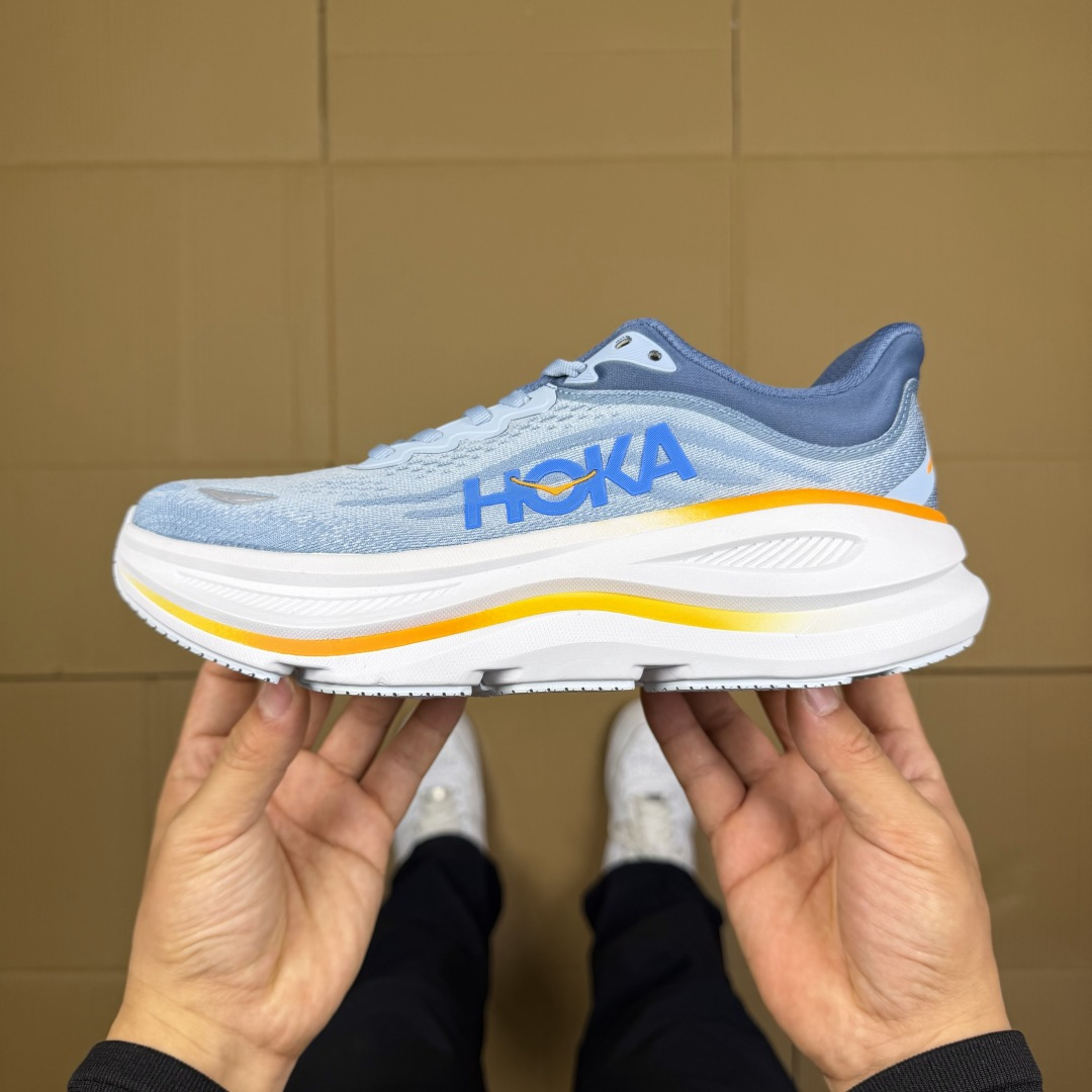 【WM】Hoka One One Bondi 9 跑步鞋纯原大厂出品！品质库存稳定放心推！第5色：蓝色-