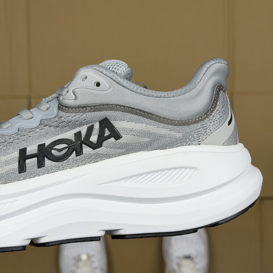 【WM】Hoka One One Bondi 9 跑步鞋纯原大厂出品！品质库存稳定放心推！第6色：灰色-