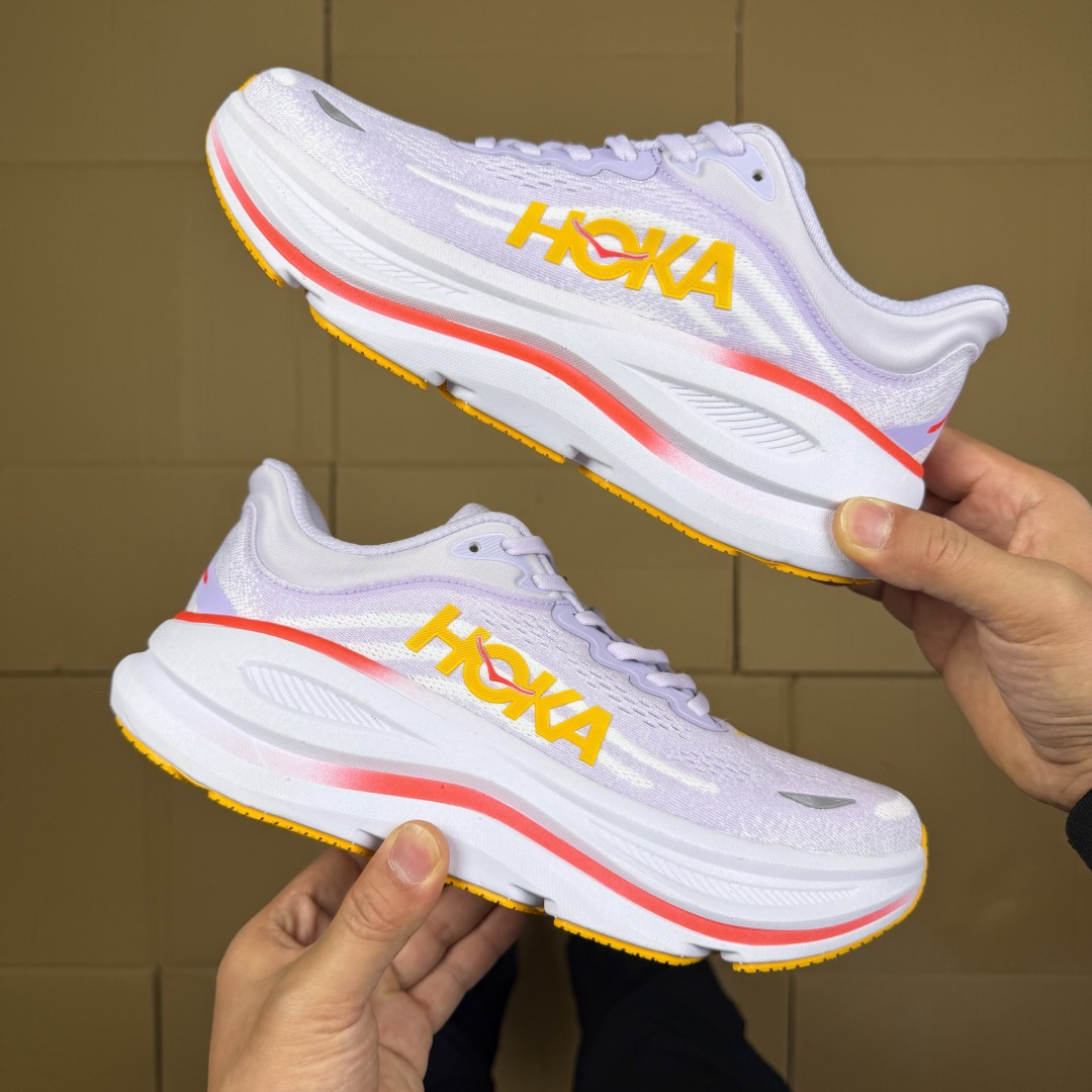 【WM】Hoka One One Bondi 9 跑步鞋纯原大厂出品！品质库存稳定放心推！第7色：紫色-