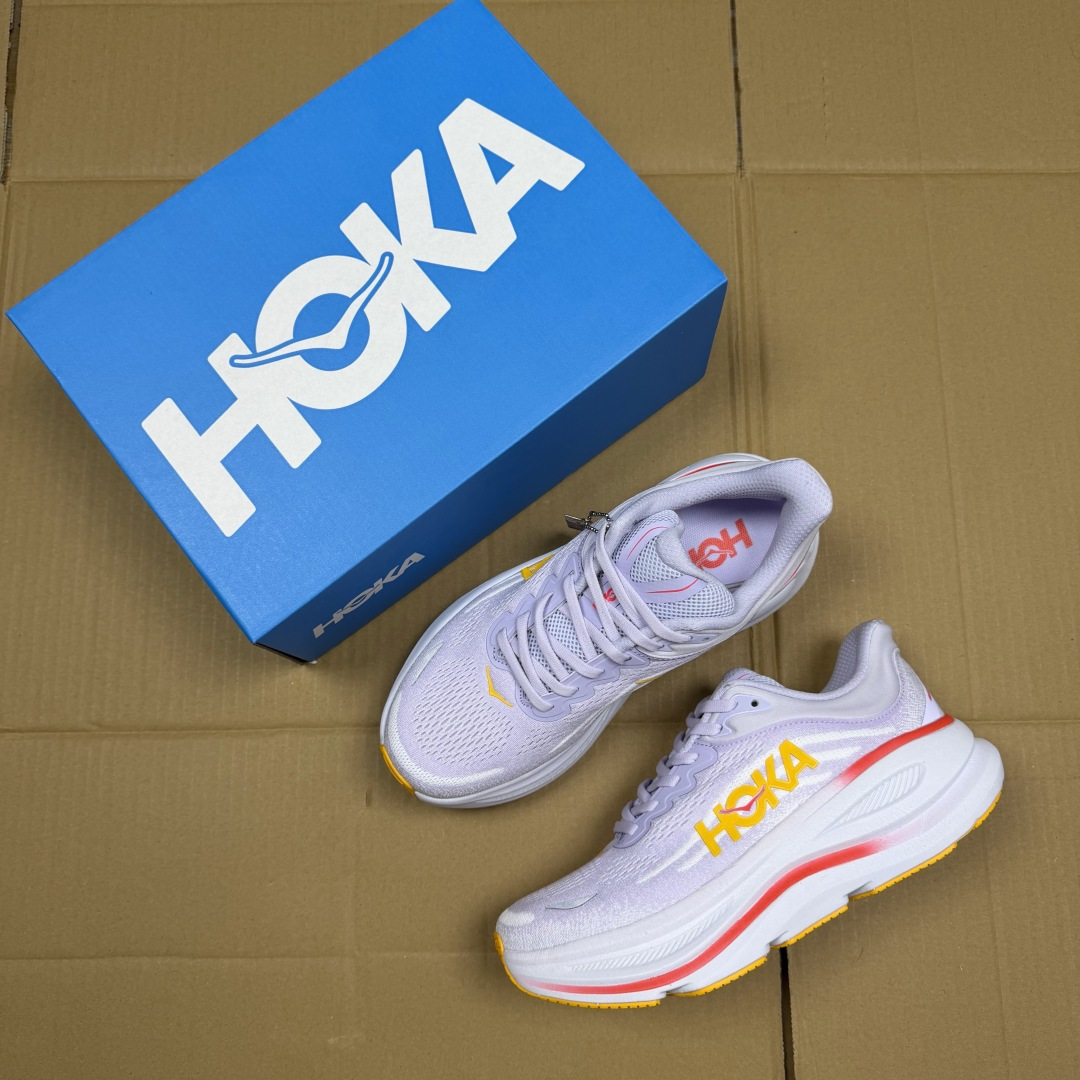 【WM】Hoka One One Bondi 9 跑步鞋纯原大厂出品！品质库存稳定放心推！第7色：紫色-