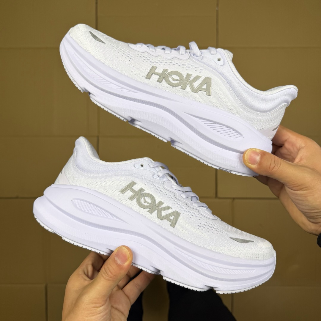 【WM】Hoka One One Bondi 9 跑步鞋纯原大厂出品！品质库存稳定放心推！第9色：浅紫-