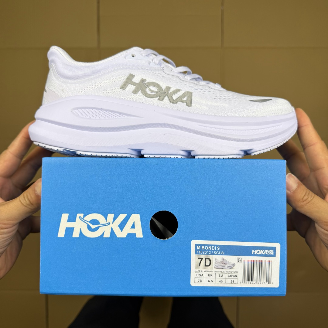 【WM】Hoka One One Bondi 9 跑步鞋纯原大厂出品！品质库存稳定放心推！第9色：浅紫-