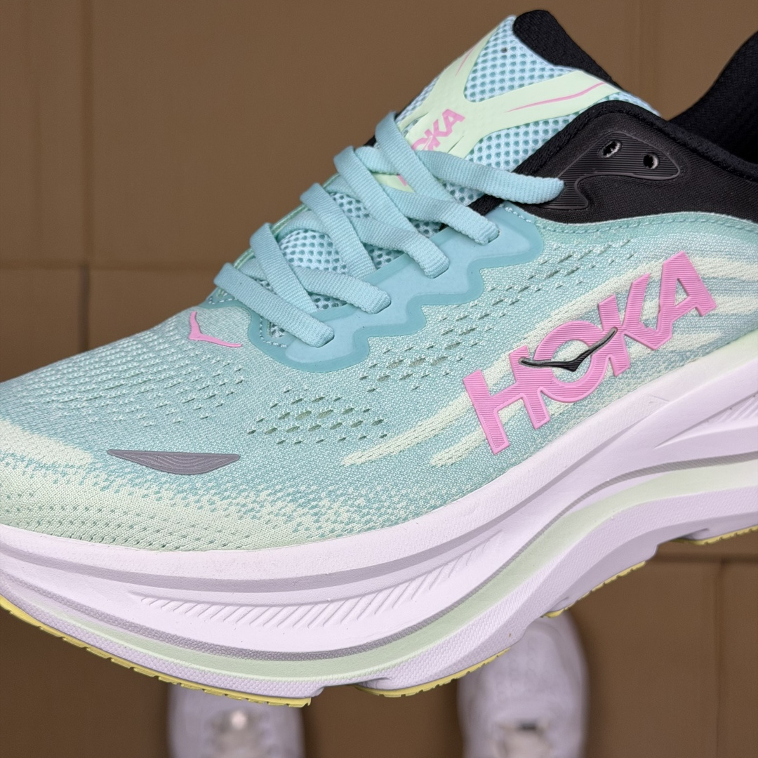 【WM】Hoka One One Bondi 9 跑步鞋纯原大厂出品！品质库存稳定放心推！第10色：蓝薄