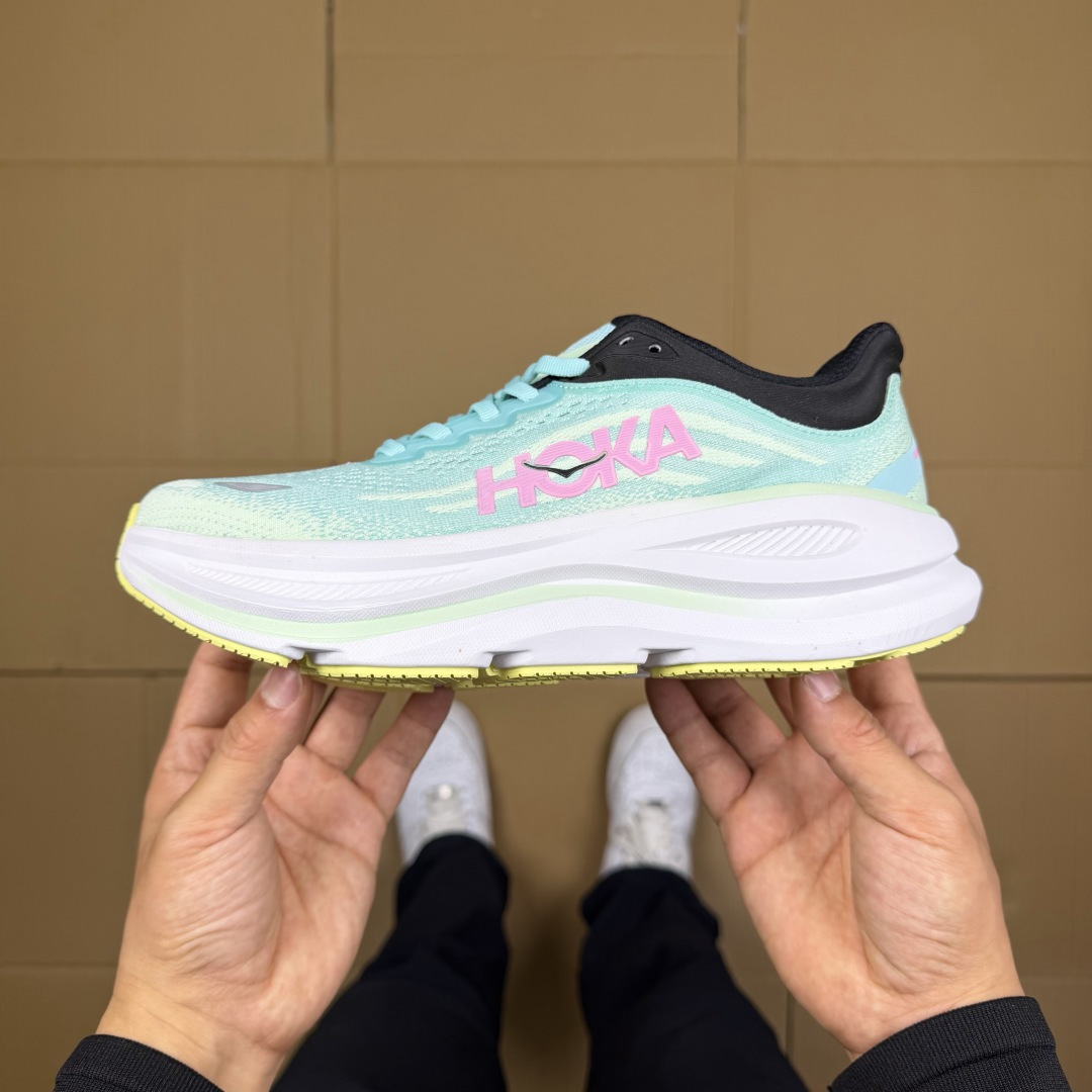 【WM】Hoka One One Bondi 9 跑步鞋纯原大厂出品！品质库存稳定放心推！第10色：蓝薄