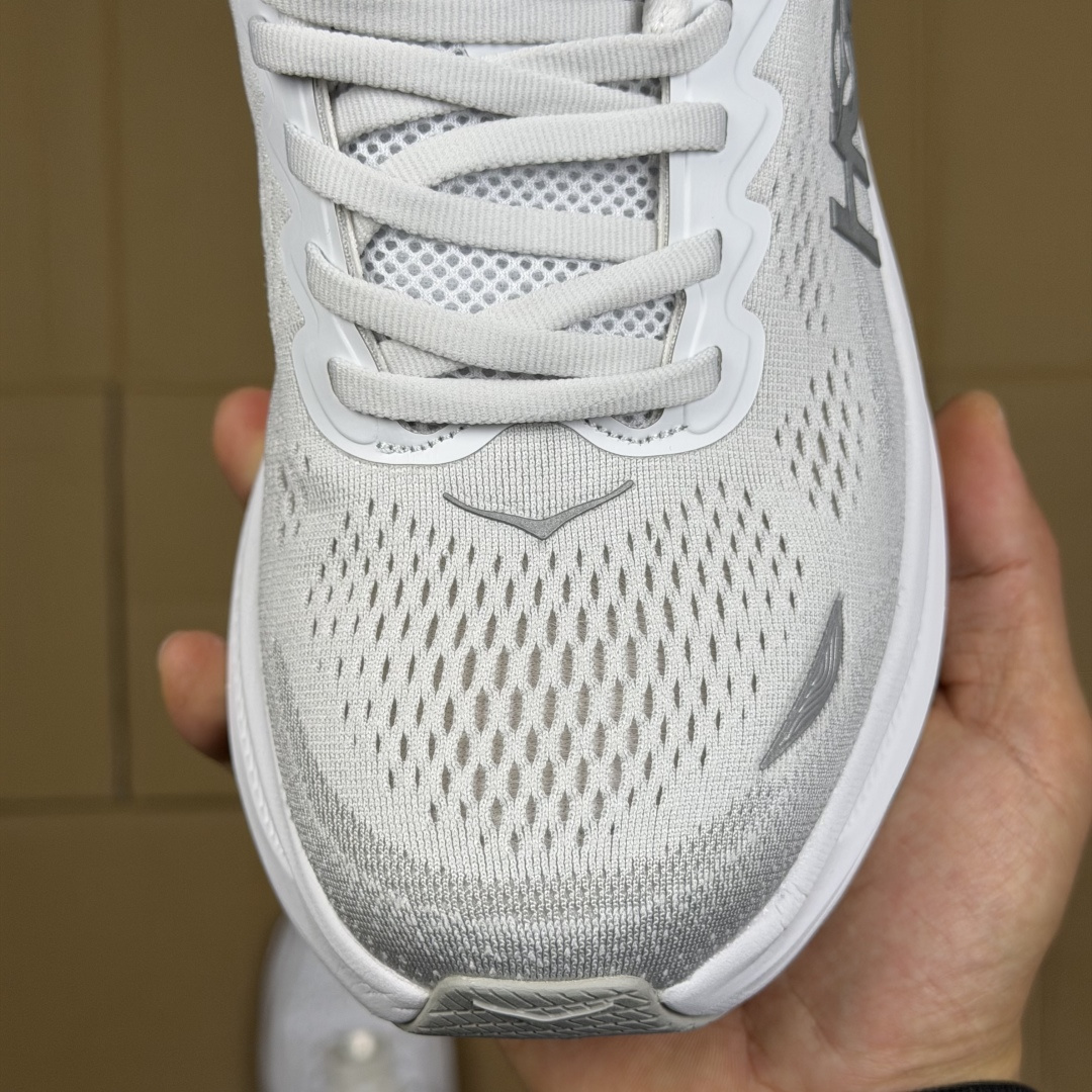【WM】Hoka One One Bondi 9 跑步鞋纯原大厂出品！品质库存稳定放心推！第11色：白灰