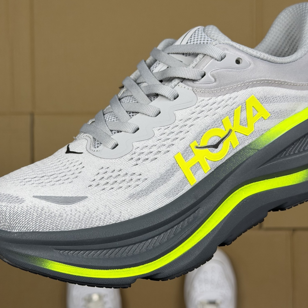 【WM】Hoka One One Bondi 9 跑步鞋纯原大厂出品！品质库存稳定放心推！第12色：灰绿