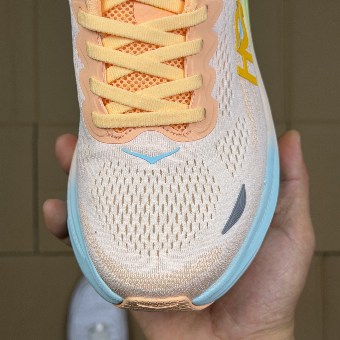 【WM】Hoka One One Bondi 9 跑步鞋纯原大厂出品！品质库存稳定放心推！第13色：粉橙