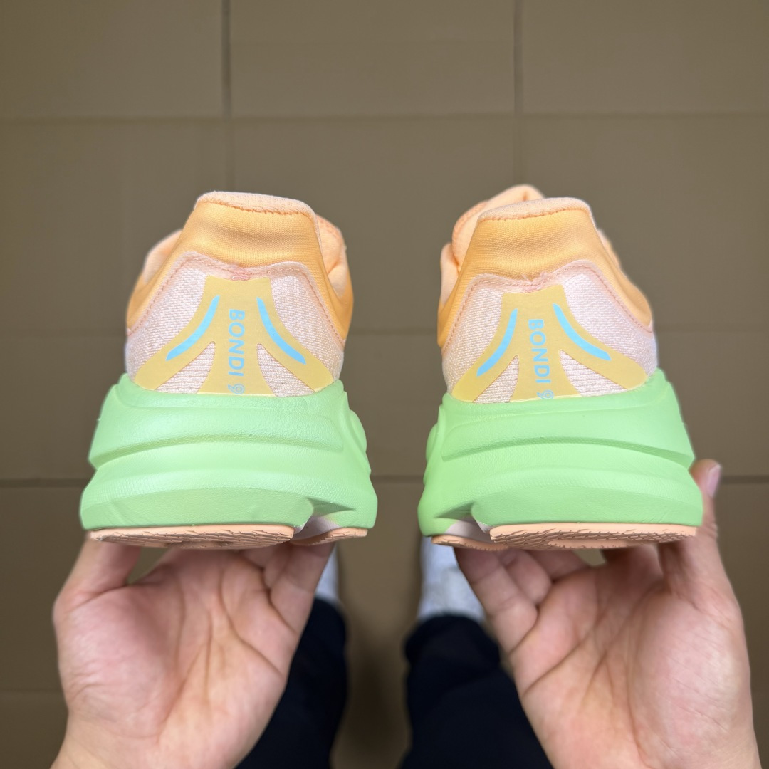 【WM】Hoka One One Bondi 9 跑步鞋纯原大厂出品！品质库存稳定放心推！第13色：粉橙