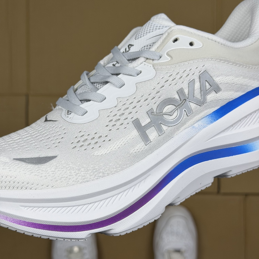 【WM】Hoka One One Bondi 9 跑步鞋纯原大厂出品！品质库存稳定放心推！第15色：灰白