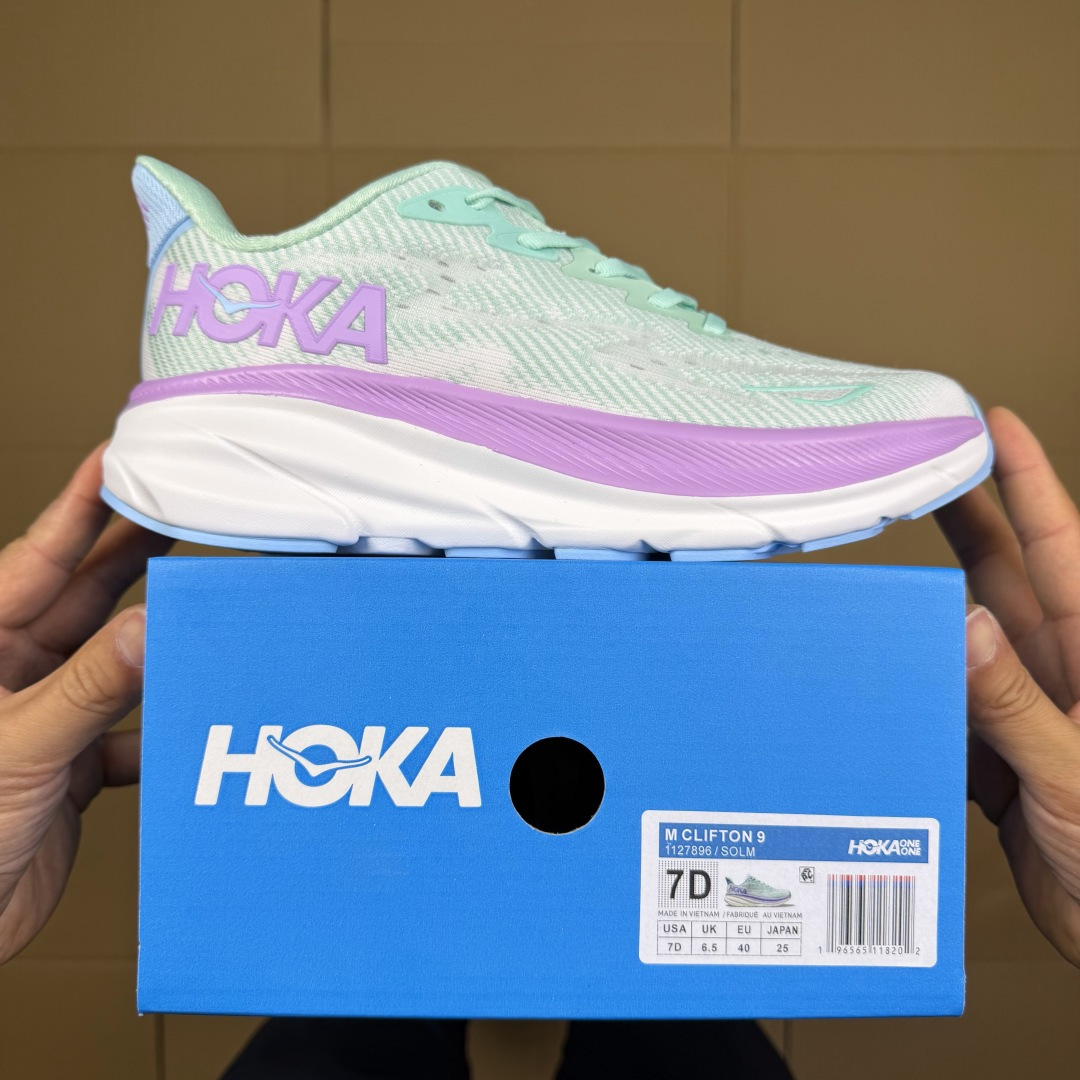 【WM】Hoka One One 克利夫顿9 马拉松跑鞋 Clifton 9马拉松训练跑步鞋 共30色！