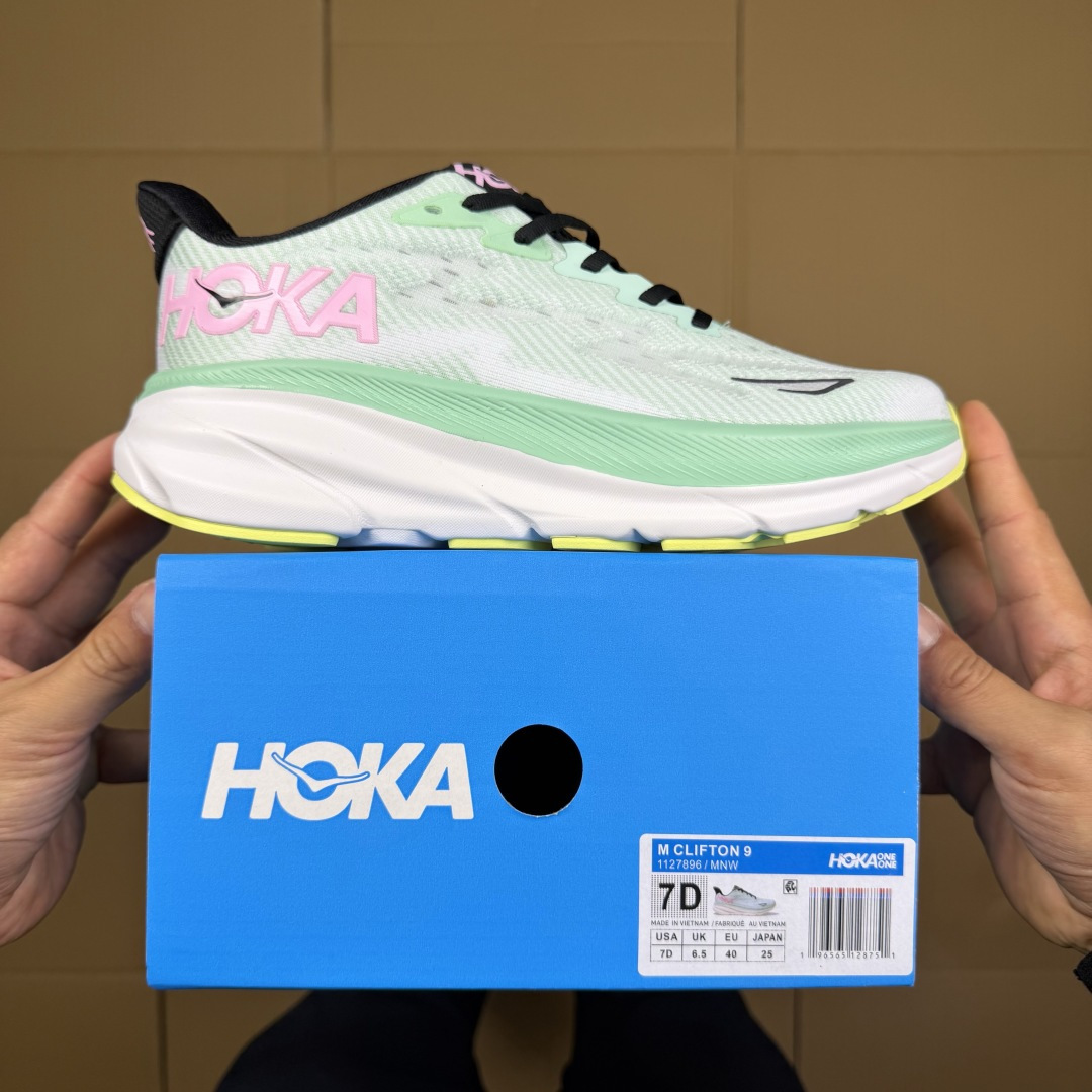 【WM】Hoka One One 克利夫顿9 马拉松跑鞋 Clifton 9马拉松训练跑步鞋 共30色！