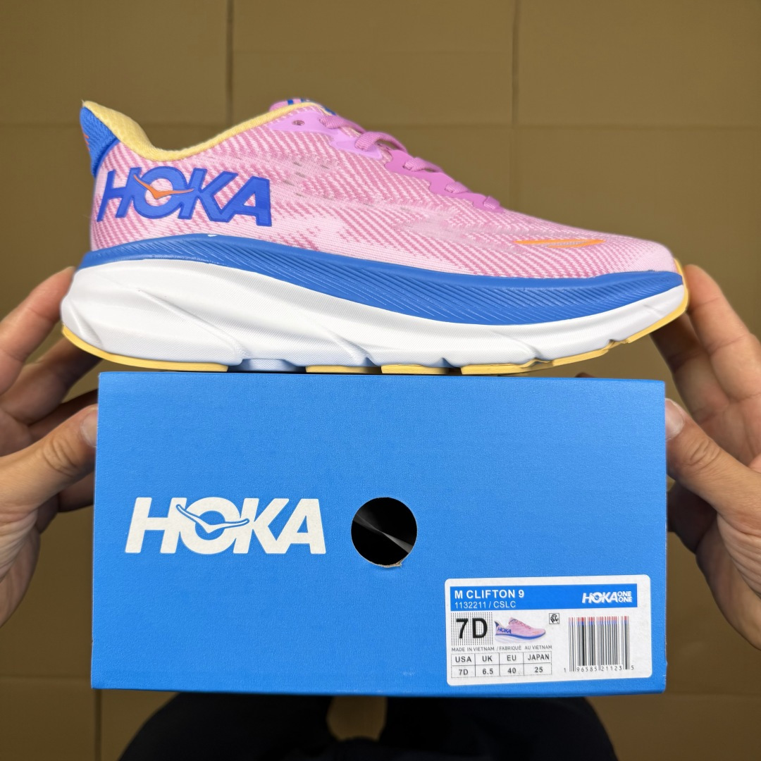 【WM】Hoka One One 克利夫顿9 马拉松跑鞋 Clifton 9马拉松训练跑步鞋 共30色！
